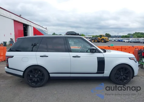 2016 Land Rover Range Rover 3.0L V6 Turbocharged Diesel Hse Td6 z USA, uszkodzony, nr VIN SALGS2KF9GA258617